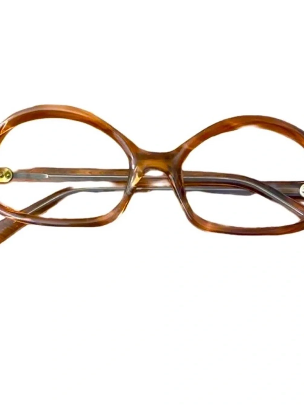 Vintage 1950’s artsy tortoiseshell eyeglasses frames only thick frames only MCM
